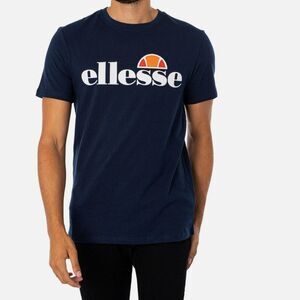 Ellesse Men's Logo Tennis Short Sleeve Blue Tee Shirt Size Small NWt